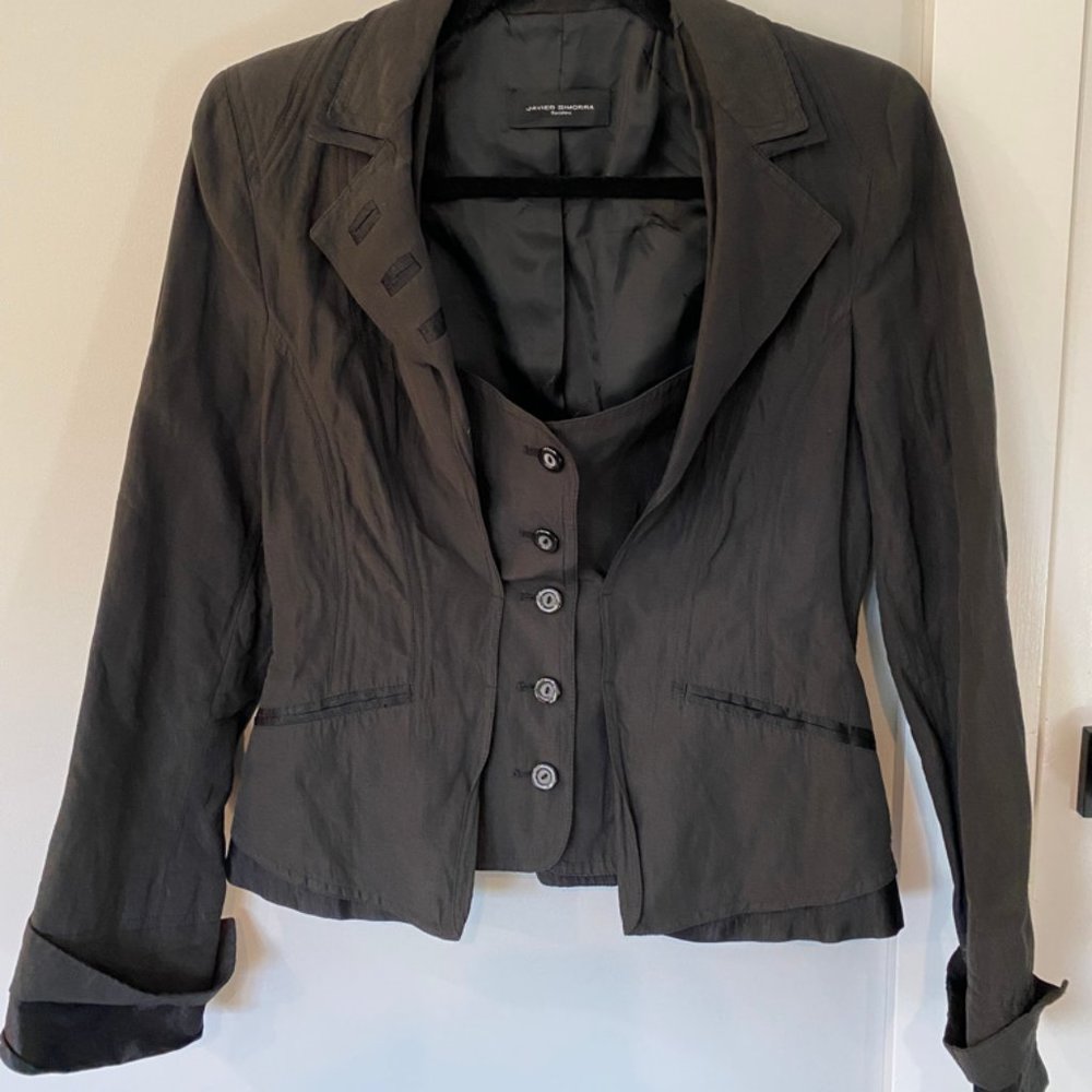 Javier Simorra Barcelona Vested Blazer